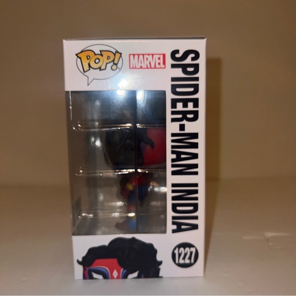 Funko pop! Marvel Spider-Man India  bobble head Exclusive NIB - Picture 5 of 7